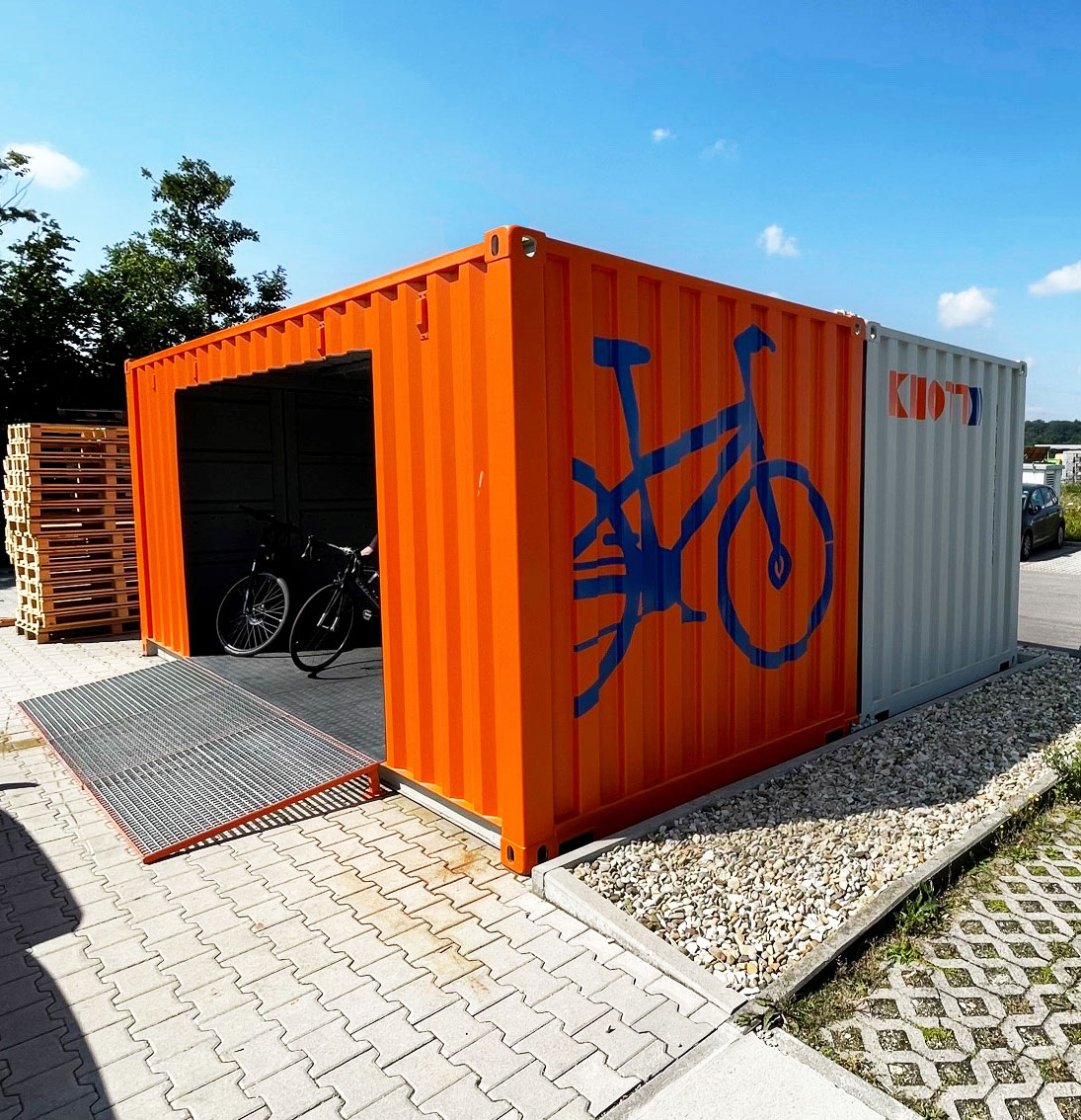 Fahrradunterstand Fahrradcontainer Fahrradgarage