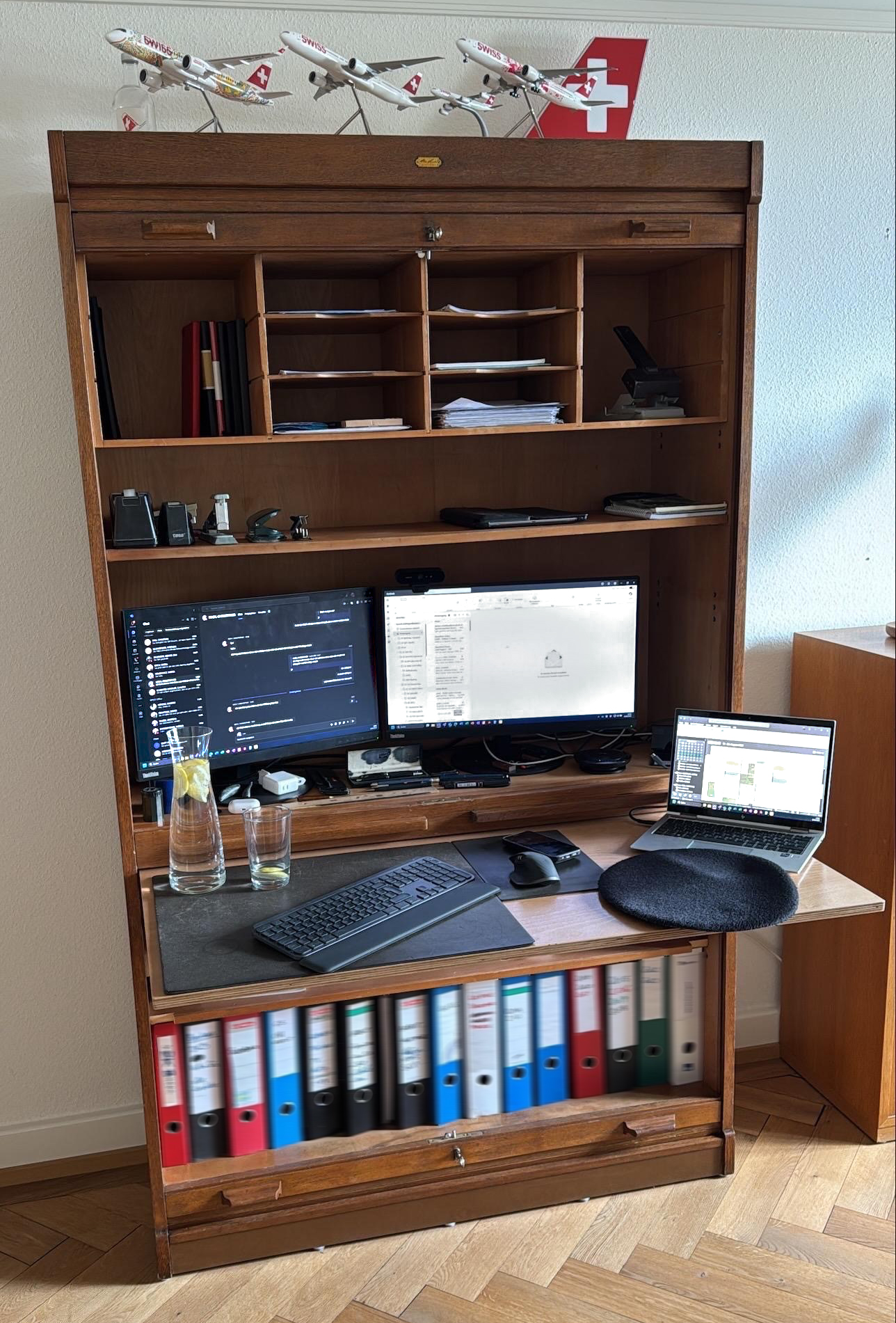 Restauration Rolladenschrank