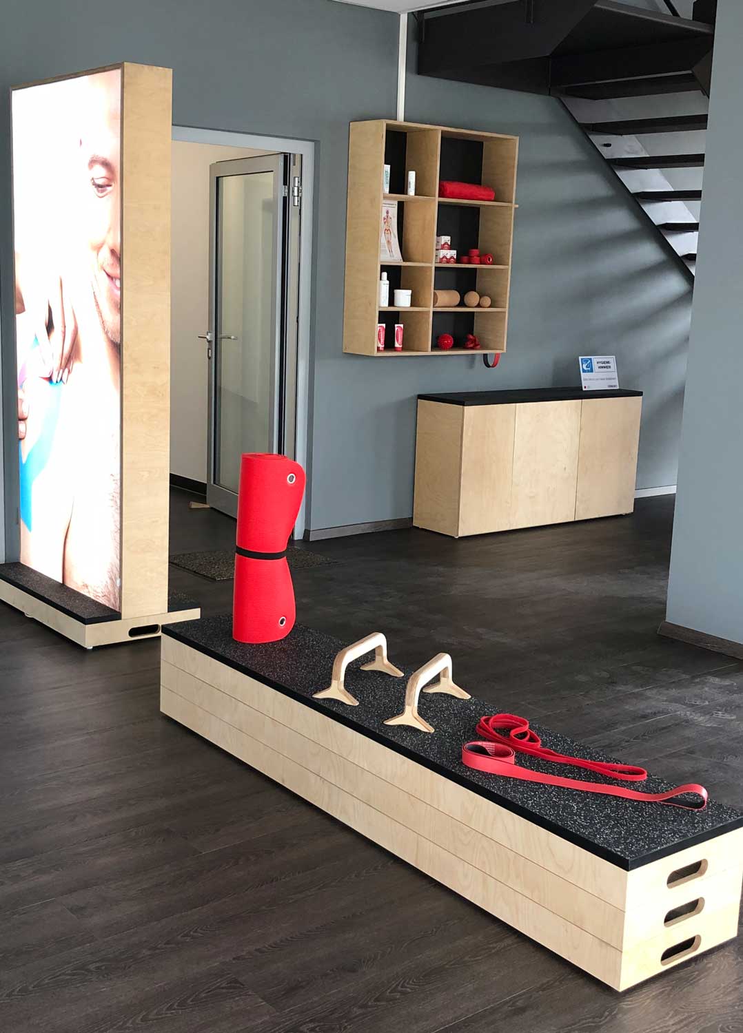 Ausstellungsraum Sportgeräte