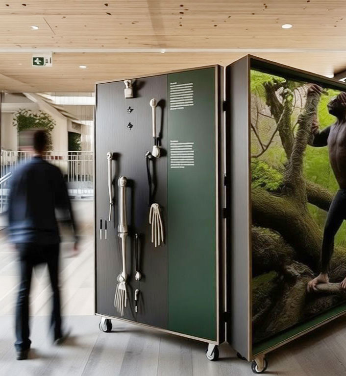 Bühnensituation in einer Halle